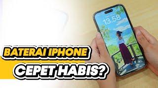 BATERAI IPHONE MU CEPAT HABIS? COBA IKUTI TIPS INI #planetgadget #promoiphone #iphone