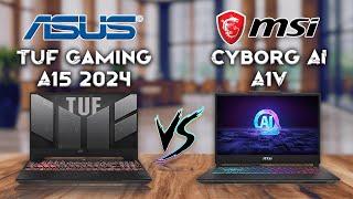 Tuf Gaming A15 2024 vs Cyborg AI A1V AI Gaming Laptops Comparison  which is The Best