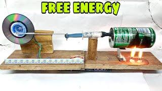 How to make steam engine at home easy  Free Energy Generator From Dc Motor  Science Project