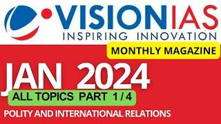 January 2024  VisionIAS Monthly Current Affairs  #upsc #upsc2025  #ias #currentaffairs #upsc2024