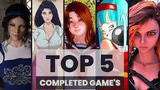 Top 5 Completed Games like summertime saga  #completedgame  #summertimesaga