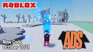 Roblox Anime Destruction Simulator New Code October 2021