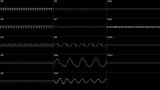 Super Hang On SS2 Full Soundtrack Oscilloscope View