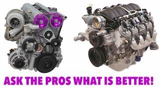 TURBO INLINE SIX VS V8?  Which is better?  Ask a pro