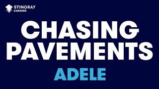 Adele - Chasing Pavements Karaoke With Lyrics