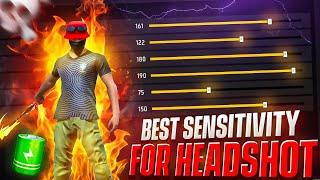 2024  BEST SENSITIVITY  FOR HEADSHOT  FREE FIRE SECRET 200 SENSITIVITY