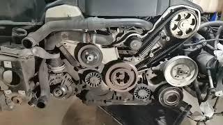   Audi A8 D2 42 ABZ  1997 Timing Belt Water Pump & Pulleys Replacement