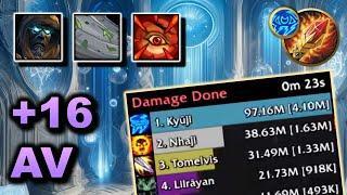 4M DPS WITHOUT AUG?    +16 Azure Vault Arcane Mage M+ PoV  WoW Dragonflight Season 4