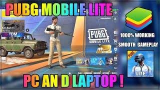 HOW TO PLAY PUBG MOBILE LITE ON BLUESTACK  PUBG MOBILE LITE ON PC & LAPTOP
