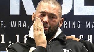 Tony Bellew Stopped By Oleksandr Usyk In Final Fight - Final Emotional Press Conference