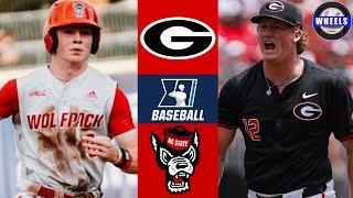 #7 Georgia vs #10 NC State  Supers G2  2024 College Baseball Highlights