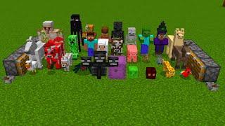 all minecraft mobs combined = ???