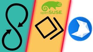 Underdog Linux Review  - OpenSuse Leap - Tumbleweed und RegataOS