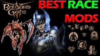 Best RACE MODS for Baldurs Gate 3 Patch 7 Mod Manager  BG3