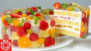 Это ВОСТОРГ Необыкновенно красивый Торт с фруктами