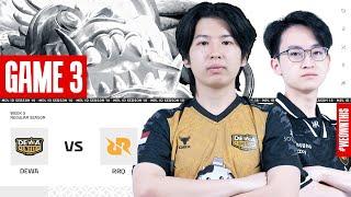 DEWA UNITED ESPORTS vs RRQ HOSHI  Regular Season Week 5 Day 3  Game 3  #MPLIDS14