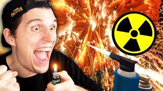 Atombombe an Silvester zünden  Feuerwerk Simulator