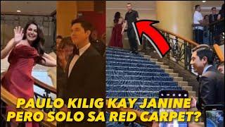 PAULO AVELINO NAHULICAM NA KILIG KAY JANINE  GUTIERREZ SA ABS CBN BALL 2023 BAKIT SOLO ARRIVAL?