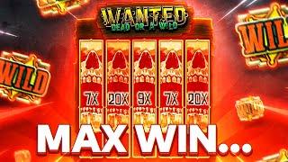 HOW I WON SO HUGE ON WANTED DEAD OR A WILD SLOT