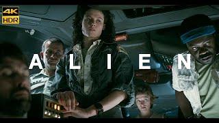 Alien 1979 Kane Funeral Scene Movie Clip Upscale 4k UHD HDR - Dolby Vision Sigourney Weaver