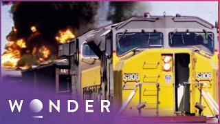 Horrifying Runaway Train San Bernardino Train Disaster SP 7551 East  Mayday  Wonder