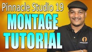 Pinnacle Studio 19 Ultimate - Slideshow  Montage Tutorial