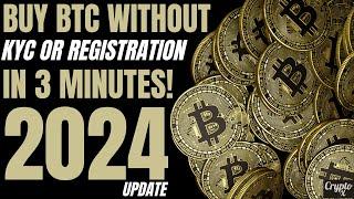 How To Buy Bitcoin Without ID or KYC in 2024  Where To Buy Bitcoin Anonymously Step-By-Step Guide
