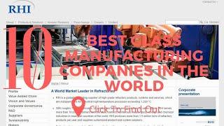 Top 10 Best Glass Manufacturing Companies in The World