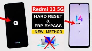 Redmi 12 5G  Hard ResetFRP Bypass - Without Computer NEW UPDATE 2024