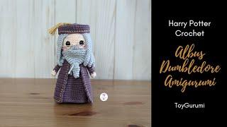 Harry Potter Crochet Series  How to Crochet Albus Dumbledore Amigurumi Pattern and Tutorial