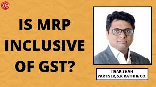Is MRP inclusive of GST?