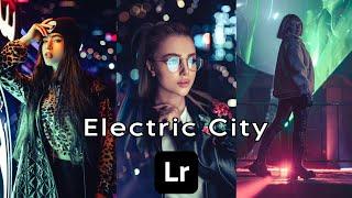 ELECTRIC CITY Lightroom preset  Electric City preset  Free lightroom presets #70