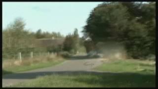 Danish Rally Championship Jensen crashes into a house