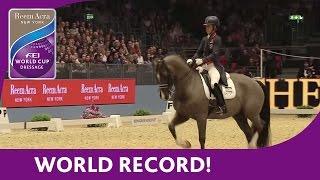 Charlotte Dujardins World Record Breaking Freestyle test at London Olympia