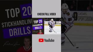 20 - Best Stickhandling Drills - Improve Your Puck Control #hockey #icehockey #hockeydrill #nhl