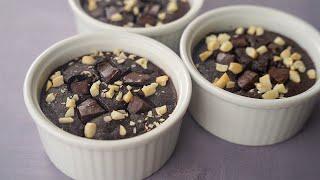 Oats Chocolate Brownie Recipe  Eggless & Without Oven  Yummy