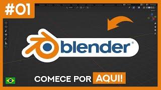 Tutorial de Blender em Português para iniciantes  Aula 01