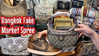 Bangkok Thailand Fake Market spree September 2024