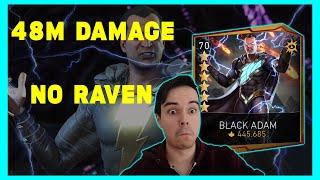 Black Adam Fast Attack Build 48 M Damage No Raven Injustice 2 Mobile Solo Raids