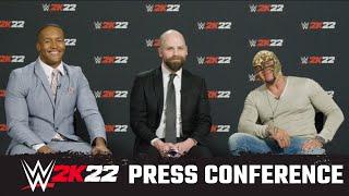 WWE 2K22 PRESS CONFERENCE  - REY MYSTERIO & FULL-FEATURE REVEAL