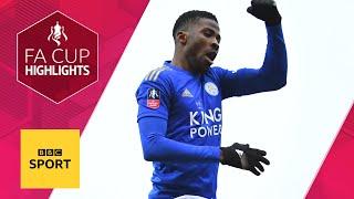 Early goal sees Leicester through against Brentford  FA Cup fourth round  BBC Sport