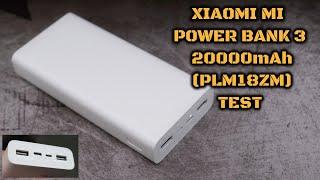Xiaomi Mi Power Bank 3 20000mAh PLM18ZM Test