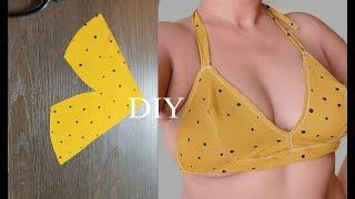 DIY Bikini Top Cutting and Stitching  Beginner Friendly