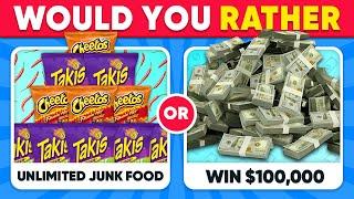 Would You Rather Food Edition - Hardest Choices Ever  Daily Quiz