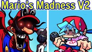 Friday Night Funkin Vs Marios Madness V2 Semana Completa + Escenas FNF Mario 85MXMario.EXE