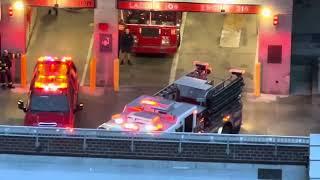 FDNY engine 216 going to a call then cancelled