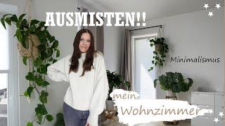 MINIMALISMUS  Wohnzimmer AUSMISTEN & AUSSORTIEREN