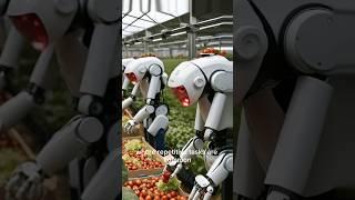 US farmers often use a combination of robots and immigrant workers to harvest fruits