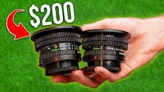 DIY Cinema Lenses for ONLY $200