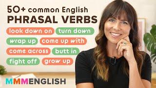 50+ COMMON ENGLISH PHRASAL VERBS with workbook